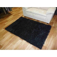 Stain Resistant Shag Rugs Platinum Domino Shaggy Rug