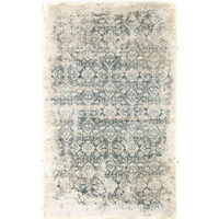 Persian Allover Mesh Worn Look Design Sage Soft Feel Raffia 11mm Thick Floor Area Rug