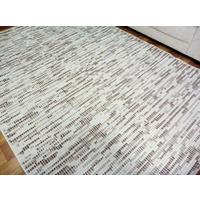 Rainbow Random Multi Coloured Modern Area Flatweave Hard Wearing Floor Rugs