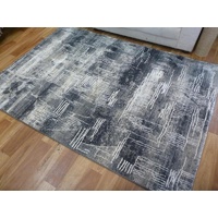Very High Quality Modern Design Stamford Grey Lines Floor Rug