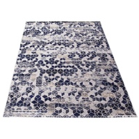 Very High Quality Modern Design Stamford Blue Illusion Worn look Floor Rug