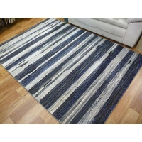 Very High Quality Modern Design Stamford Blue Panels Floor Rug