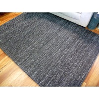 Hand-knotted New Zealand Wool Svend Charcoal Area Floor Rug