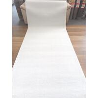 White Grandeur Plush Pile Wedding Event Exhibition Thick Washable Carpet Aisle Runner