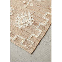 Arahas Flat-Woven Jute Carla Natural Floor Area Rugs - Online
