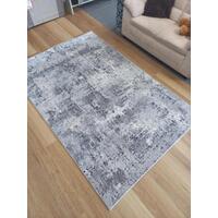 Transitional Allover Design Solar Slate 11mm Thick Super Soft Floor Rugs