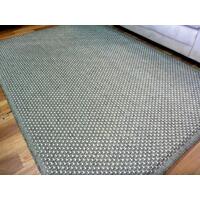 Flatweave Floor Area Rug Gest Plain Design Metal Rubber Backed