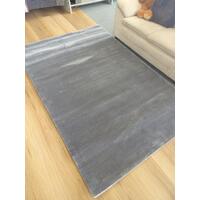 High Quality Modern Plain Super Soft Feel Mid Grey Izmir Plush Pile Floor Area Rugs