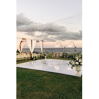 Portable Dance Floor High Gloss White 6.01 x 6.01m Modular Kit