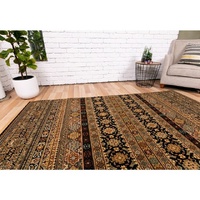 High Quality Persian Kandahar Black Soft Feel Pile