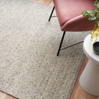New Zealand Wool Hand Loomed Rugs Elements Smoke
