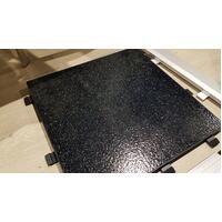 Portable Dance Floor Black Tiles